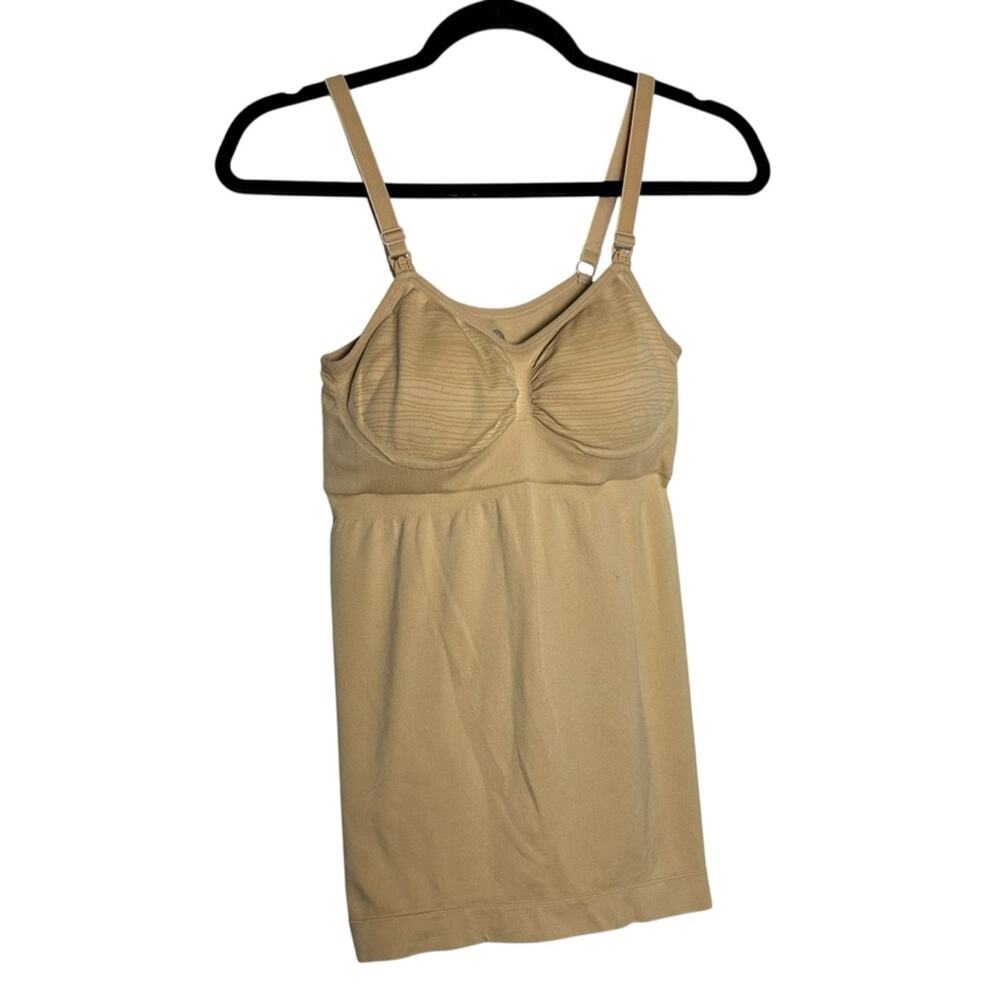 Kindred Bravely Beige Tan Nursing Cami‎ Tank Top Size Small Petite